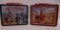 2 REPLICA LUNCH BOXES WITH COLLECTIBLES INSIDE