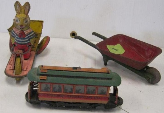 LOT OF 3 TIN TOYS