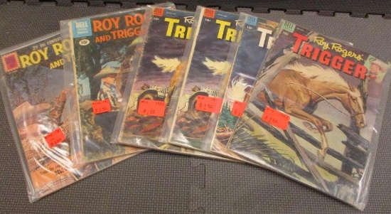 LOT OF 6 DELL COMIC BOOKS