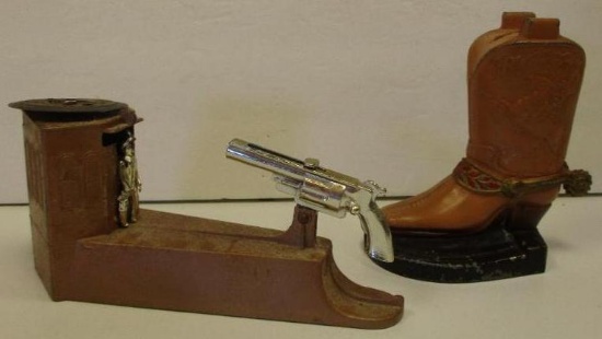 LOT OF 2 COWBOY BANKS