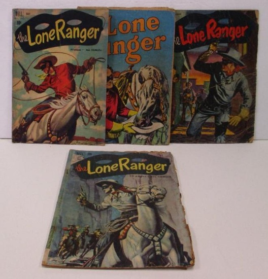LOT OF 4 DELL LONE RANGER COMICS