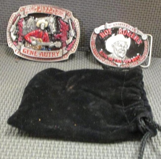 LOT OF 2 BELT BUCKLES