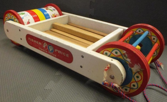 FISHER PRICE TIMBER TOTER