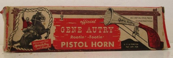 OFFICIAL GENE AUTRY PISTOL HORN