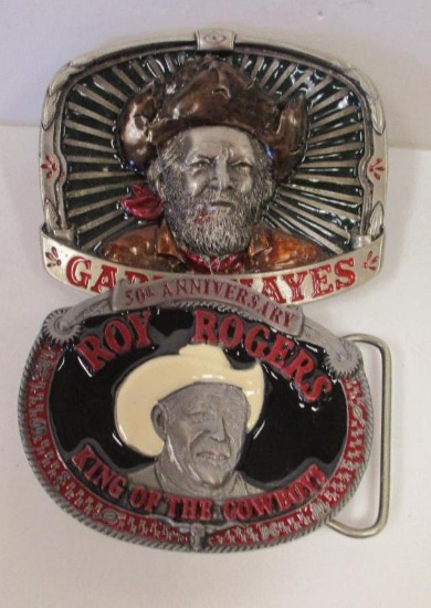 LOT OF 2 BELT BUCKLES