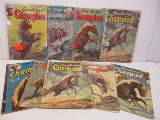 LOT OF 10 GENE AUTRY COMICS