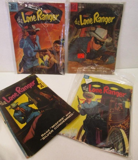 LOT OF 4 LONE RANGER COMICS