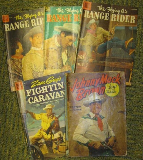 LOT OF 5 COMIC BOOKS