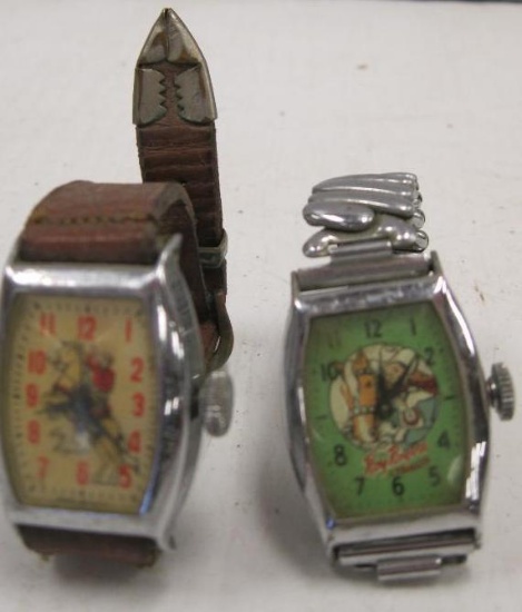 LOT OF 2 ROY ROGERS WATCHES