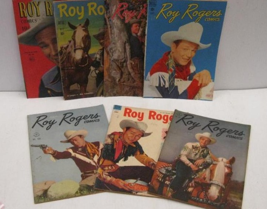 LOT OF 7 ROY ROGERS COMICS