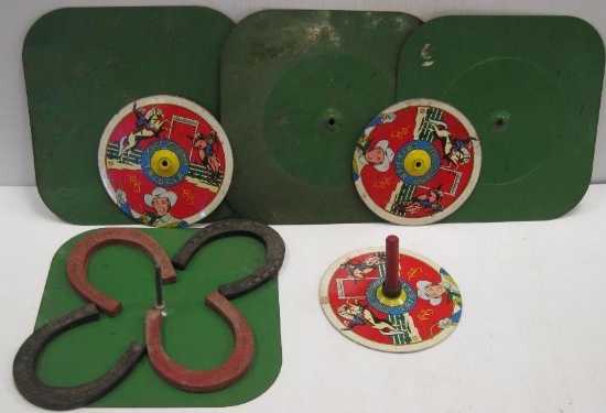 ROY ROGERS AND TRIGGER HORSE SHOE GAME