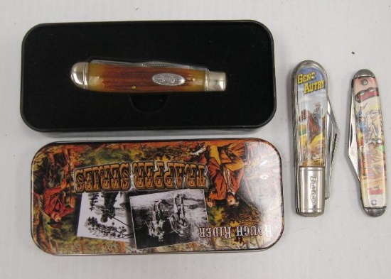 LOT OF 3 POCKET KNIFES