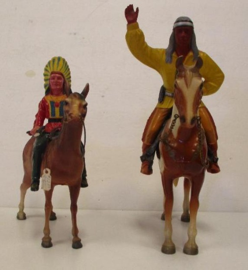 2 NATIVE AMERICANS AND HORSES