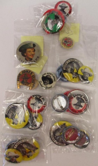 LOT OF COWBOY BUTTONS