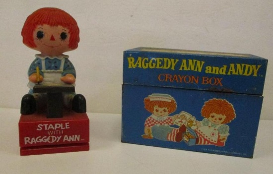 LOT OF RAGGEDY ANN AND ANDY ITEMS