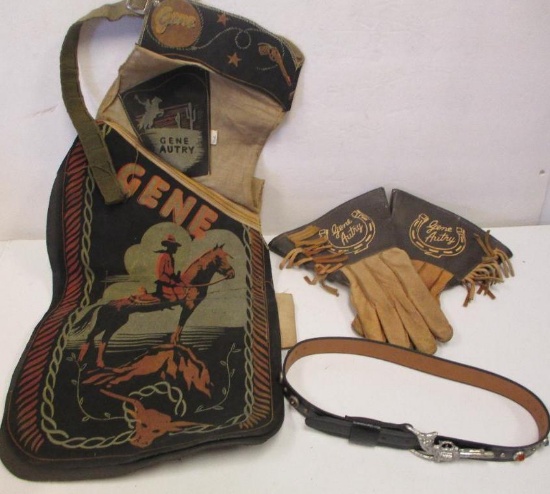GENE AUTRY CHAPS AND SET