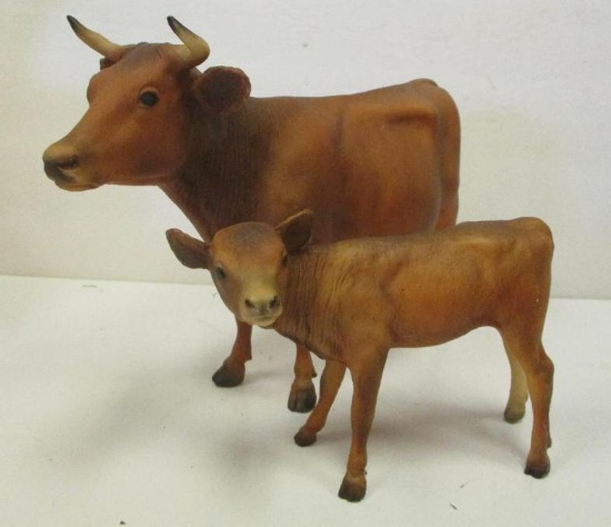2 BREYER COWS