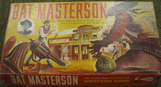 VINTAGE BAT MASTERSON WESTERN GAME