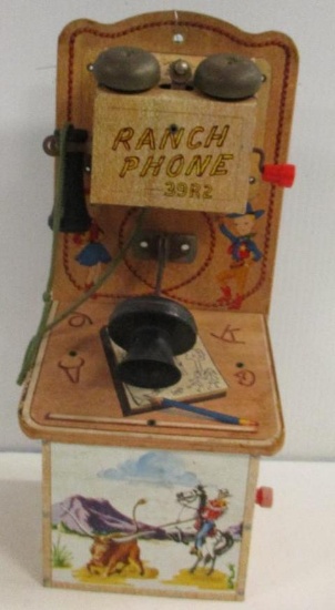 VINTAGE GONG BELL RANCH PHONE