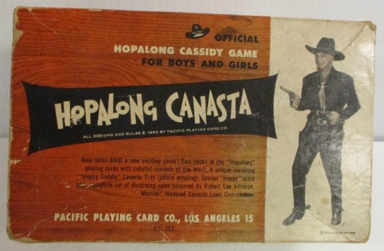 VINTAGE HOPALONG CASSIDY CANASTA GAME