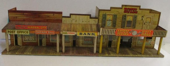 VINTAGE TIN COWBOY TOWN