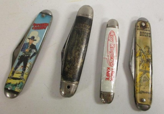 4 COLLECTIBLE POCKET KNIVES