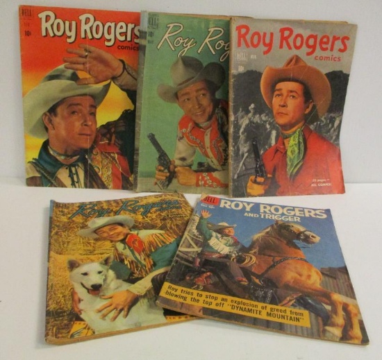 5 COLLECTIBLE ROY ROGERS COMIC BOOKS