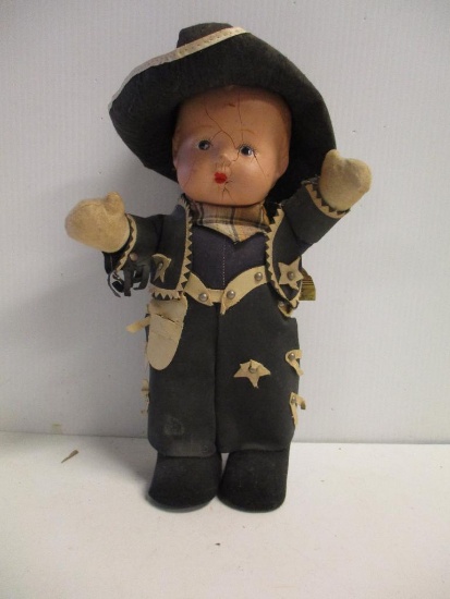 VINTAGE COWBOY DOLL