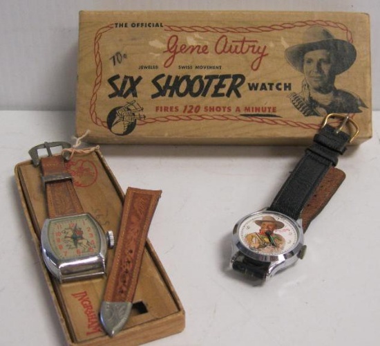 3 VINTAGE COWBOY WATCHES