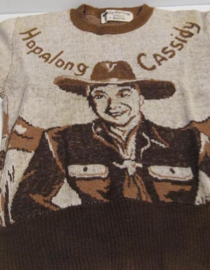 CHILDS VINTAGE HOPALONG CASSIDY SWEATER