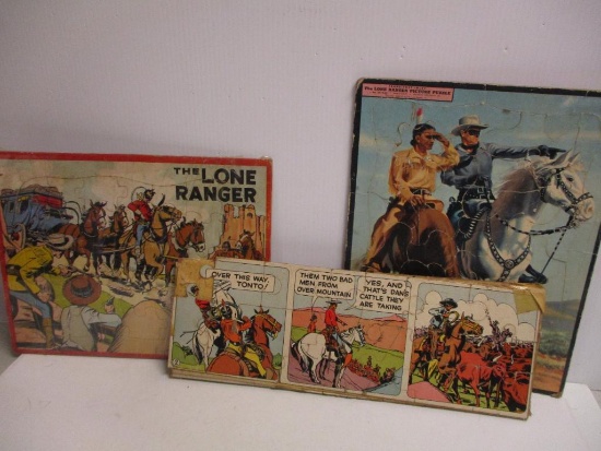 3 LONE RANGER PUZZLES