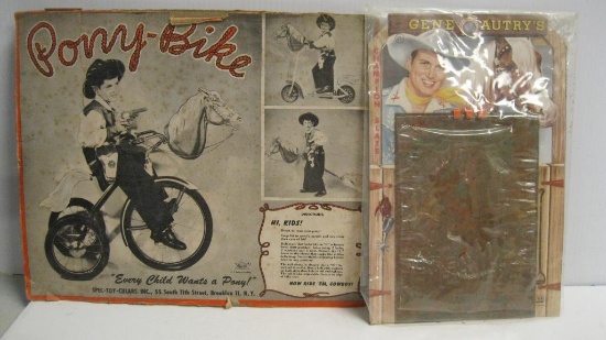 LOT OF VINTAGE COWBOY RELATED COLLECTIBLES