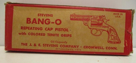 VINTAGE STEVENS BANG O REPEATING CAP PISTOL