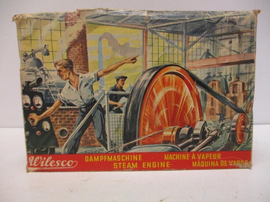 VINTAGE WILESCO STEAM ENGINE MODEL