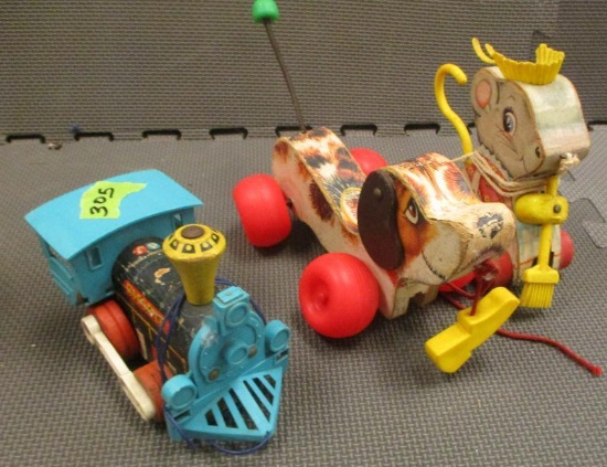LOT OF 3 PULL TOYS