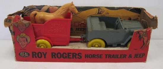 ROY ROGERS HORSE TRAILER AND JEEP