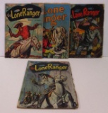 LOT OF 4 DELL LONE RANGER COMICS