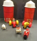 VINTAGE FISHER PRICE FARM TOYS
