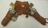 HOLSTER SET AND TOY GUNS
