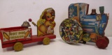 LOT OF 2 PULL TOYS