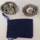 LOT OF 2 BELT BUCKLES