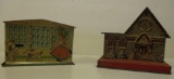 LOT OF 2 VINTAGE BANKS