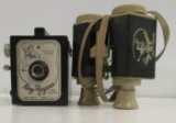 VINTAGE ROY ROGERS CAMERA AND BINOCULARS