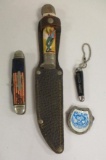4 COLLECTIBLE KNIVES