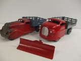 2 COLLECTIBLE STEEL TRUCKS