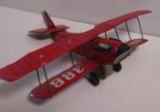 VINTAGE TIN BYPLANE TOY