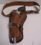 VINTAGE CHILDS HOLSTER AND CAP GUN ROY ROGERS
