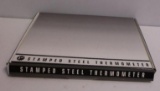 SINCLAIR STAMPED STEEL THERMOMETER