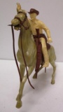 PLASTIC COWBOY ON HORSE