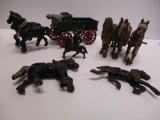 LOT OF CAST IRON PIECES
